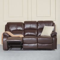 Reclinable High Gloss 3 Cuerpo Marrón