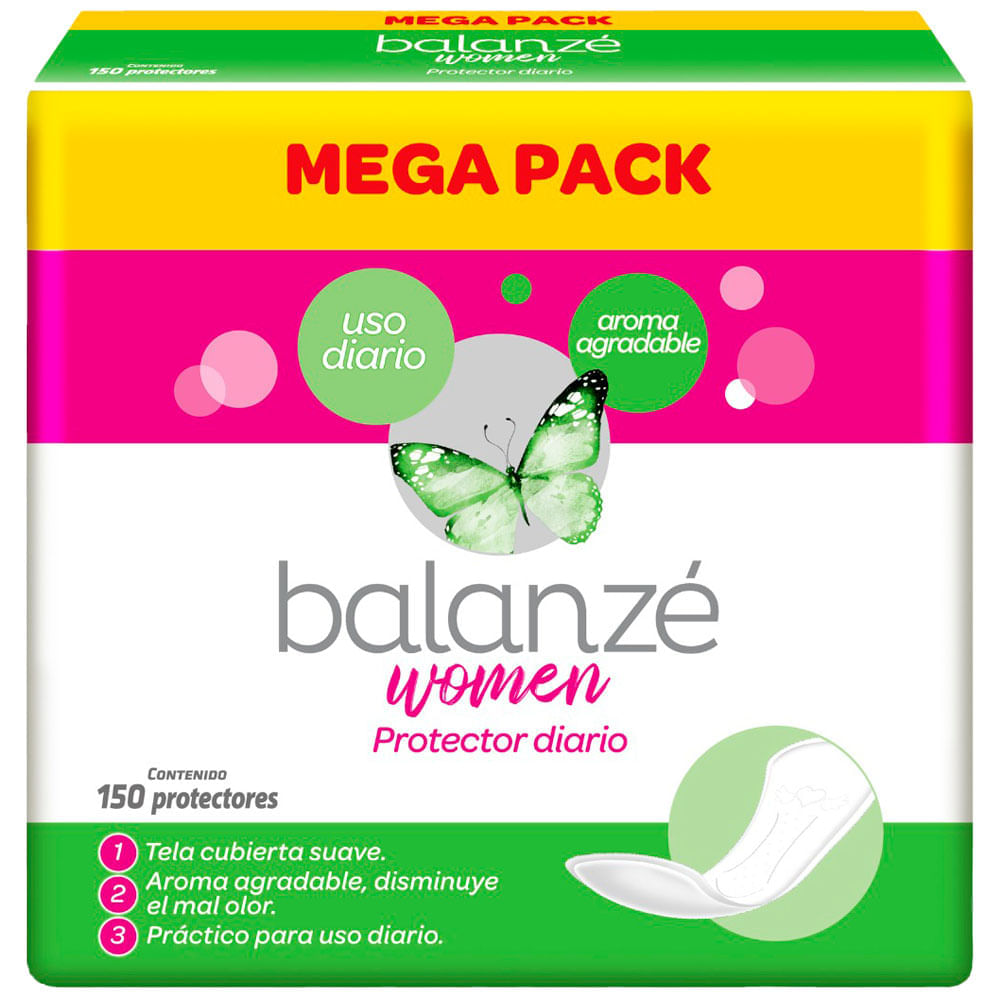 Protectores Diarios BALANZÉ WOMAN Paquete 150un
