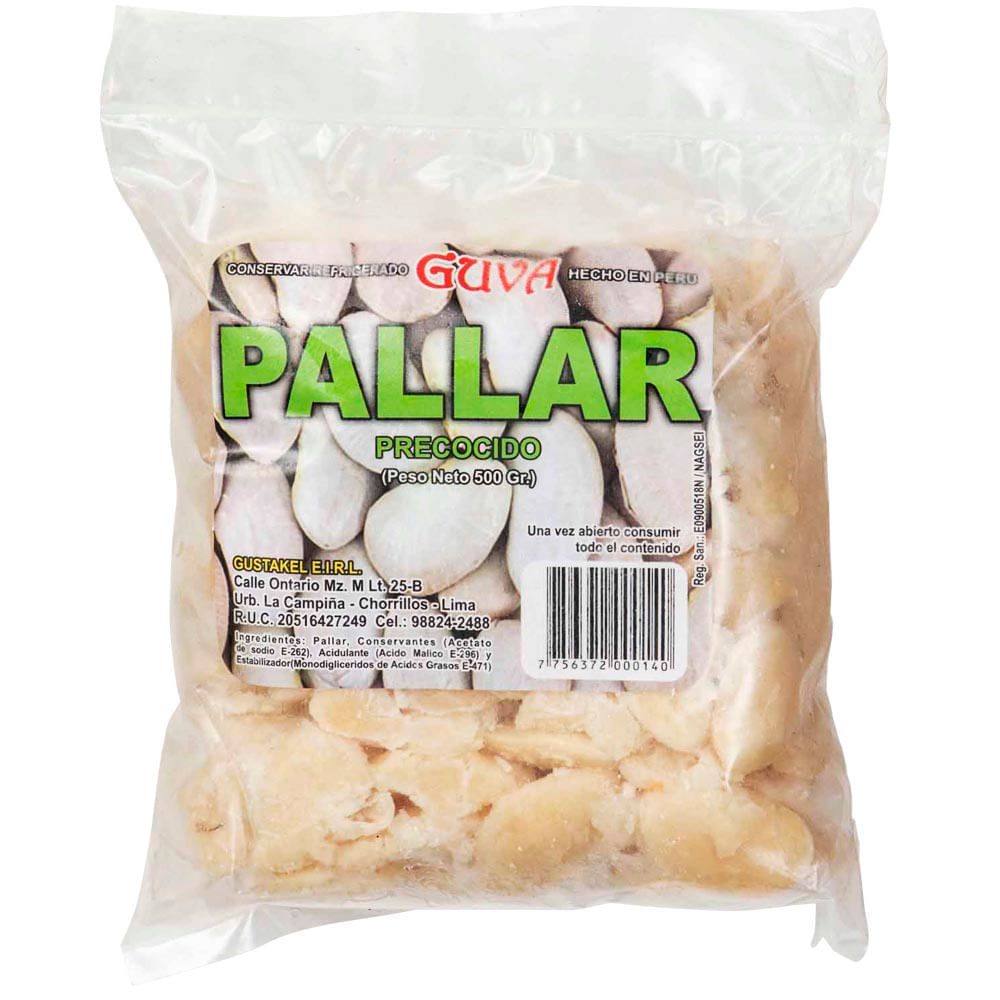 Pallar Precocido Bolsa 500g