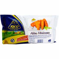 Alitas RICO POLLO Mexicano Bolsa 12un