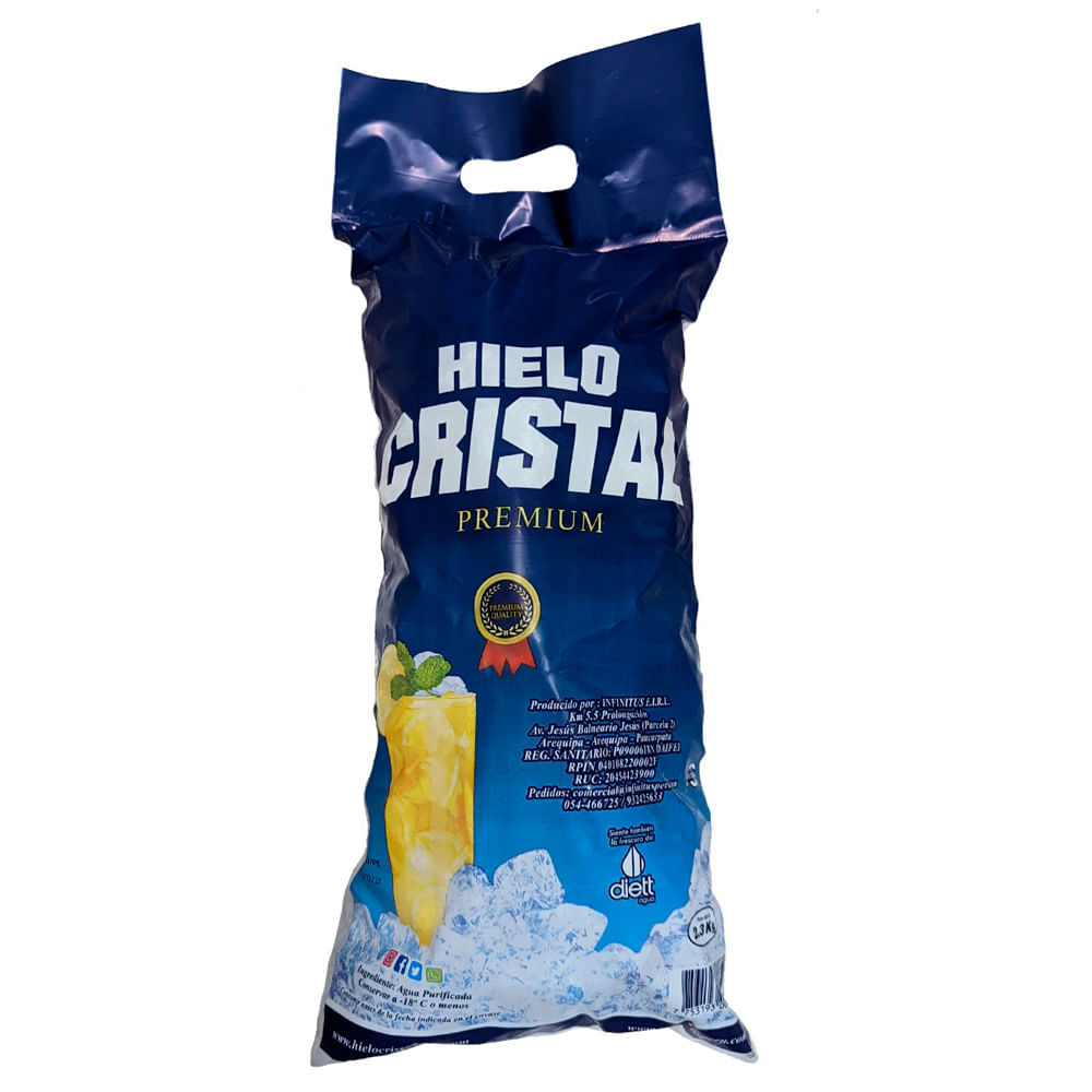 Hielo CRISTAL Bolsa 2Kg
