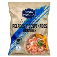 Langostinos Pelado y Desvenado Grandes SANTA PRISCILA Bolsa 454g