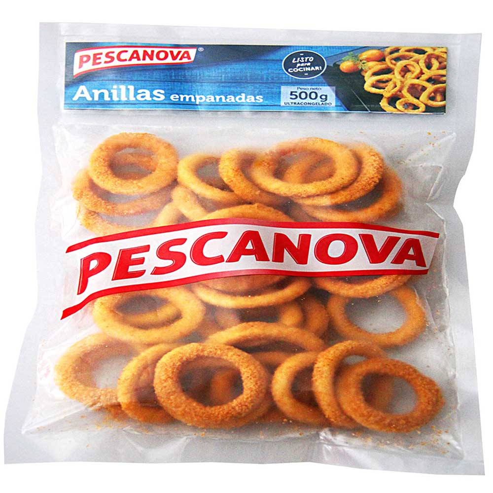 Anillas de Calamar Empanizadas PESCANOVA Bolsa 500g