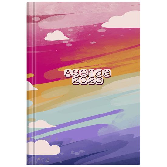 Agenda 2023 ARTESCO Trendy Multicolor Fucisa c/ Lapicero
