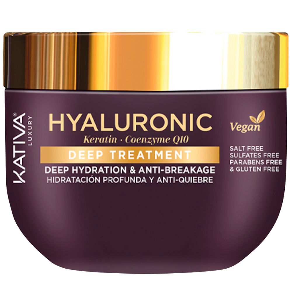 Tratamiento Intensivo KATIVA Hialurónico Keratina & Q10 Frasco 300ml