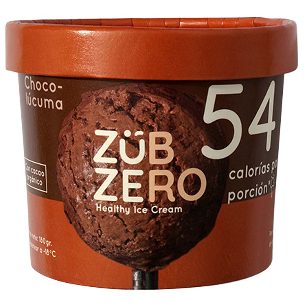 Helado de Chocolúcuma ZUBZERO Pote 500ml