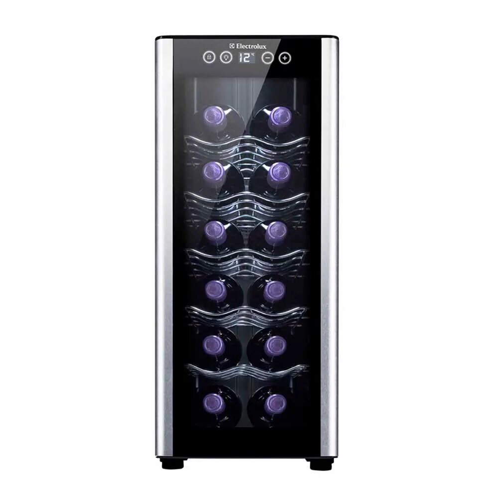 Vinera Termoeléctrica One Door Electrolux 12 Botellas Negro - ERW122XAMB