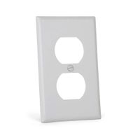 Placa Doble Baquelita Blanca