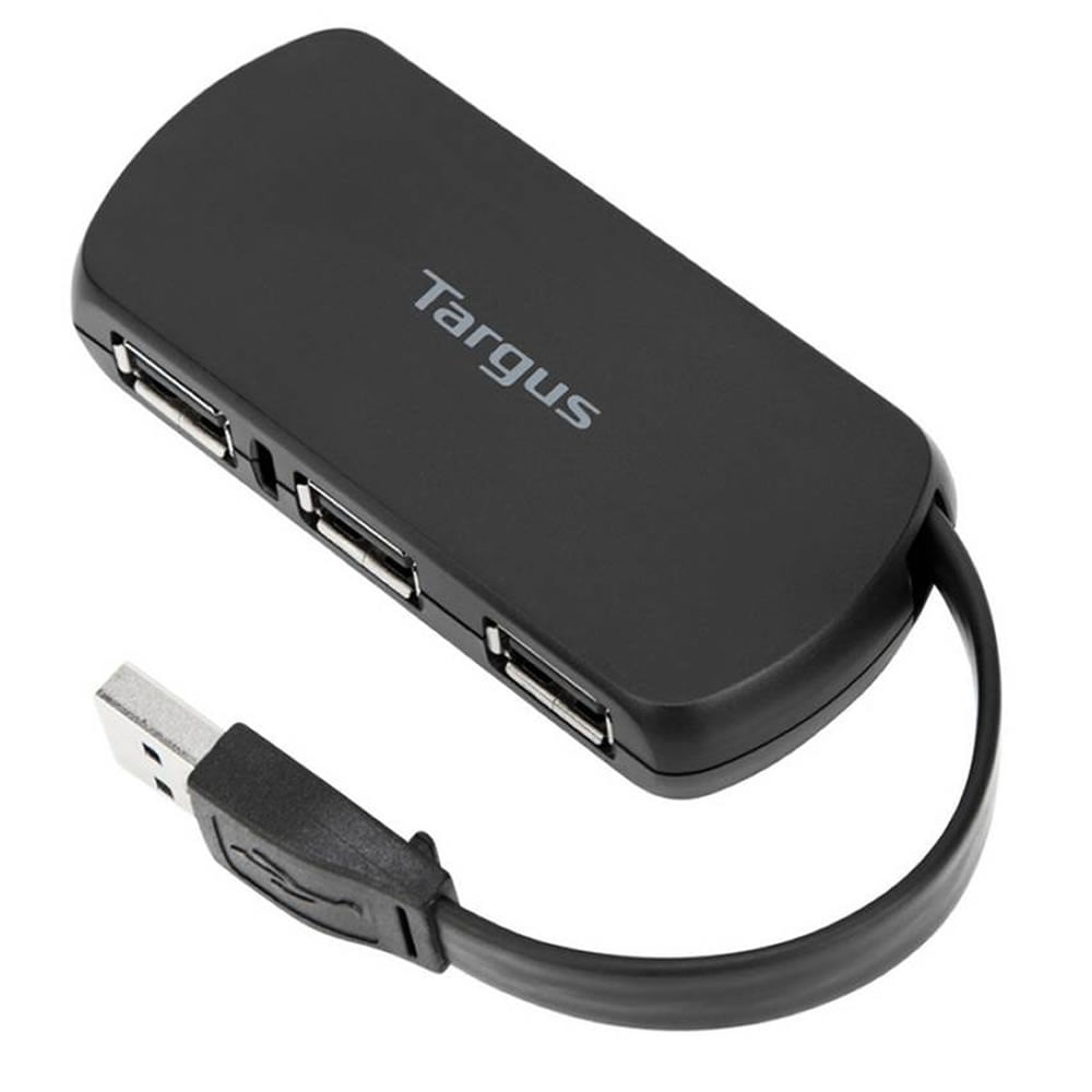 Hub USB Targus 4 Port 2.0-ACH114US Negro
