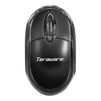 Mouse alámbrico Teraware PE169268, 3 botones, negro