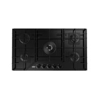 Encimera de Empotrar Sole SOLCO067 5 Quemadores Negro