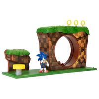 Figura Y Set De Juego Sonic Zona De Colina Verde