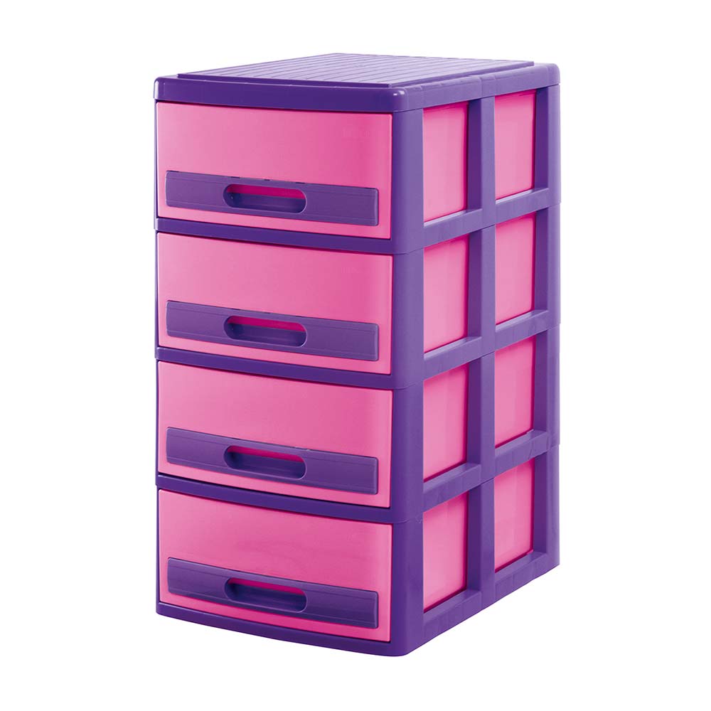 Cómoda Polin #4 Rosado Morado