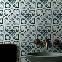 Azulejo Delta Verde 15x15