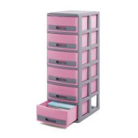 Cómoda Polin #6 Gris Rosado