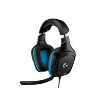 Audífono con Micrófono Logitech G432 sonido 7.1 usb black