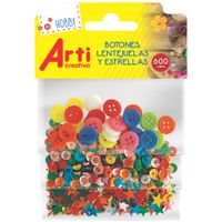 Tripack ANTICREATIVO Botones + Lentejas + Estrellas