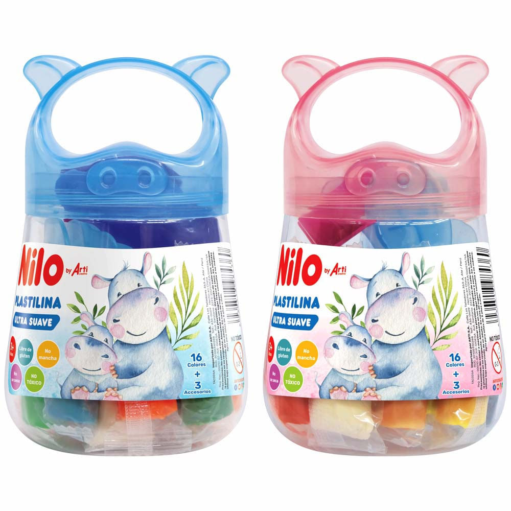 Babypote NILO 16 Plastilinas + 3 Accesorios