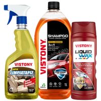 Pack VISTONY Limpia Tapiz-Shampoo-Cera