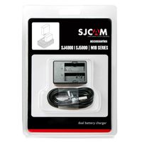 CARGADOR DUAL DE BATERÍA SJCAM PARA SJ4000/SJ5000/M10 SERIES