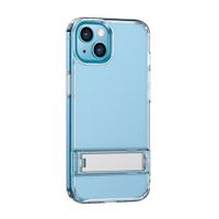 Case Usams US-BH809 Wingy Con Soporte Para Iphone 14 Max 6.7"" Transparente (2 Cámaras)