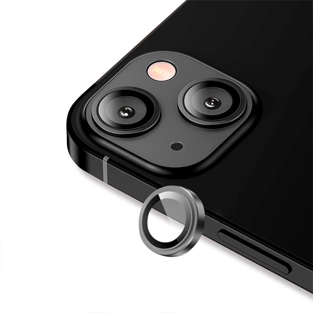 Lámina Vidrio Lente de Cámara Usams US-BH817 Para iPhone 14 Max 6.7"" (2 Cámaras)