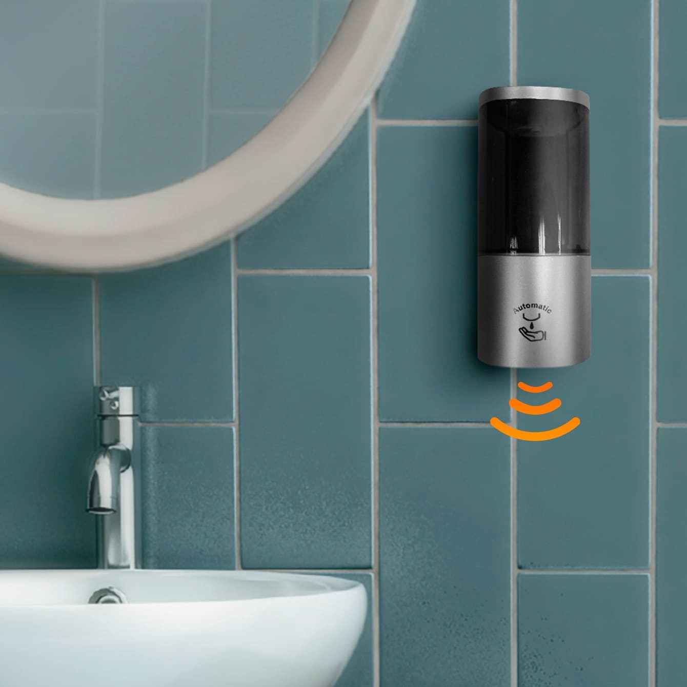 DISPENSADOR ELECTRONICO A BATERIA A LA PARED VAINSA