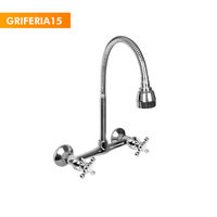 MEZCLADORA PARED PICO FLEXIBLE ACAPULCO ITALGRIF
