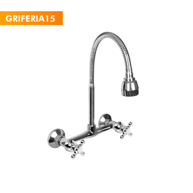MEZCLADORA PARED PICO FLEXIBLE ACAPULCO ITALGRIF