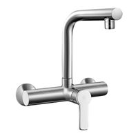 MONOCOMANDO PARA LAVADERO A LA PARED ARTIC HECHO EN BRONCE VAINSA