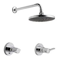 MEZCLADORA PARA DUCHA CARTAGENA CON SALIDA ESPANOLA CROMADO  ITALGRIF