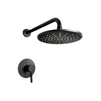 MEZCLADORA DE DUCHA MONOCOMANDO CARTAGENA BLACK ITALGRIF