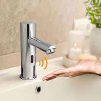 LLAVE DE LAVATORIO ELECTRONICA MINIMALISTA BAJA VAINSA