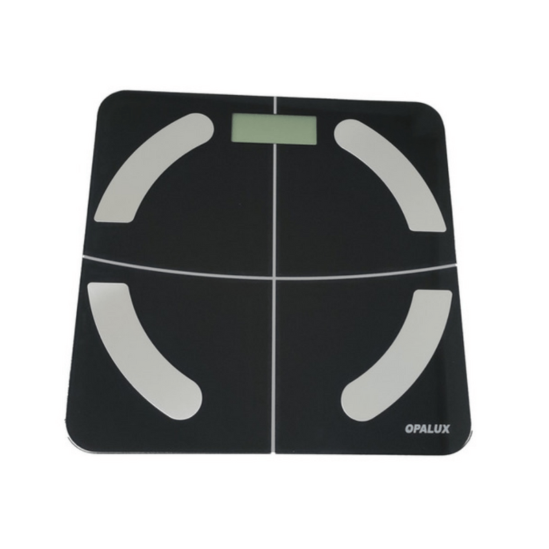BALANZA INTELIGENTE CON BLUETOOTH OPALUX - APP ALFIT NEGRO