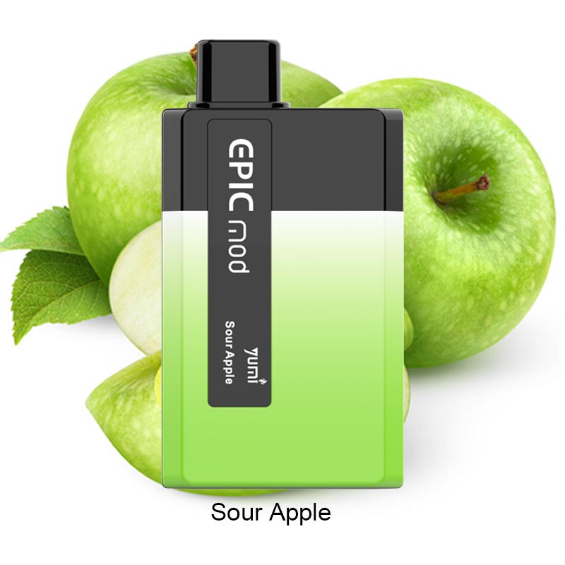 Vaper Desechable Yumi EpicMod - 5500 Puff - Sour Apple