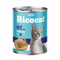 Comida para Gatos RICOCAT Adultos Paté Sardina y Pollo Lata 330g