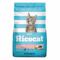 Comida para Gatos RICOCAT Gatitos Carne Pescado y Leche Bolsa 1Kg