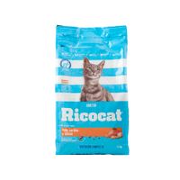 Comida para Gatos RICOCAT Adultos Sabor Pollo, Sardina y Salmón Bolsa 1Kg