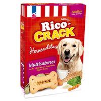 Comida para Perros RICOCRACK Galletas Adultos Todas las Razas Multisabores Caja 200g