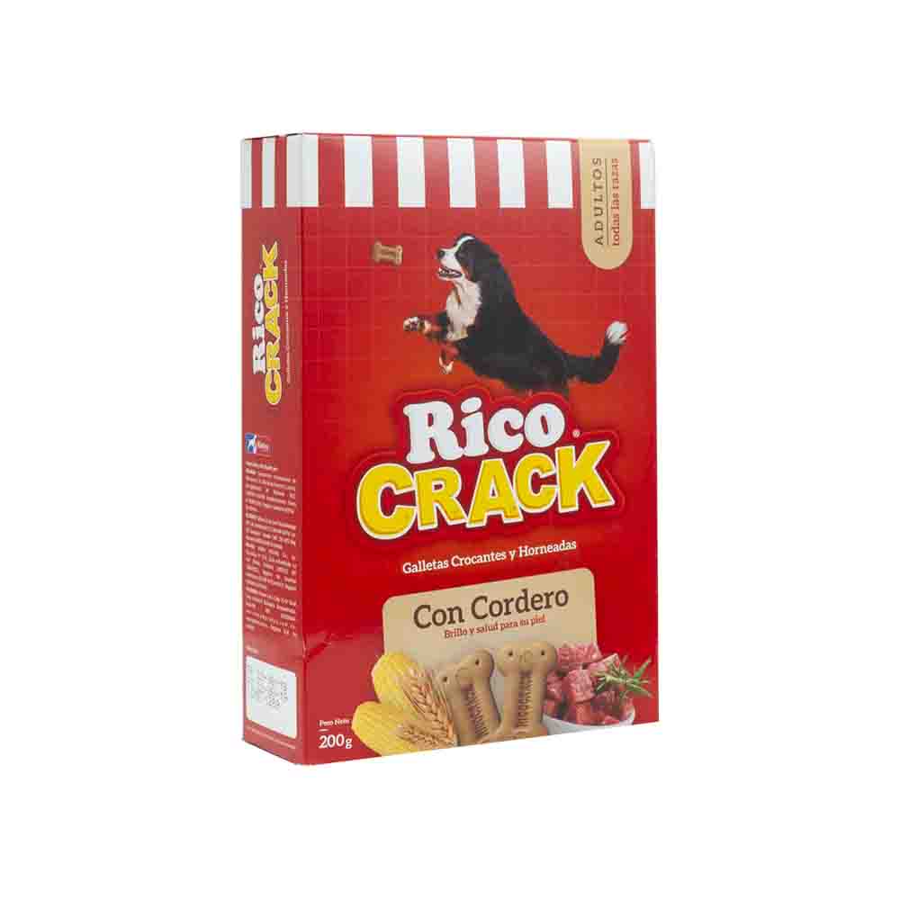 Comida para Perro RICOCRACK Galletas Horneadas con Cordero Caja 200g