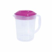 Jarra 3.50 L Transparente Con Tapa Color Surtido