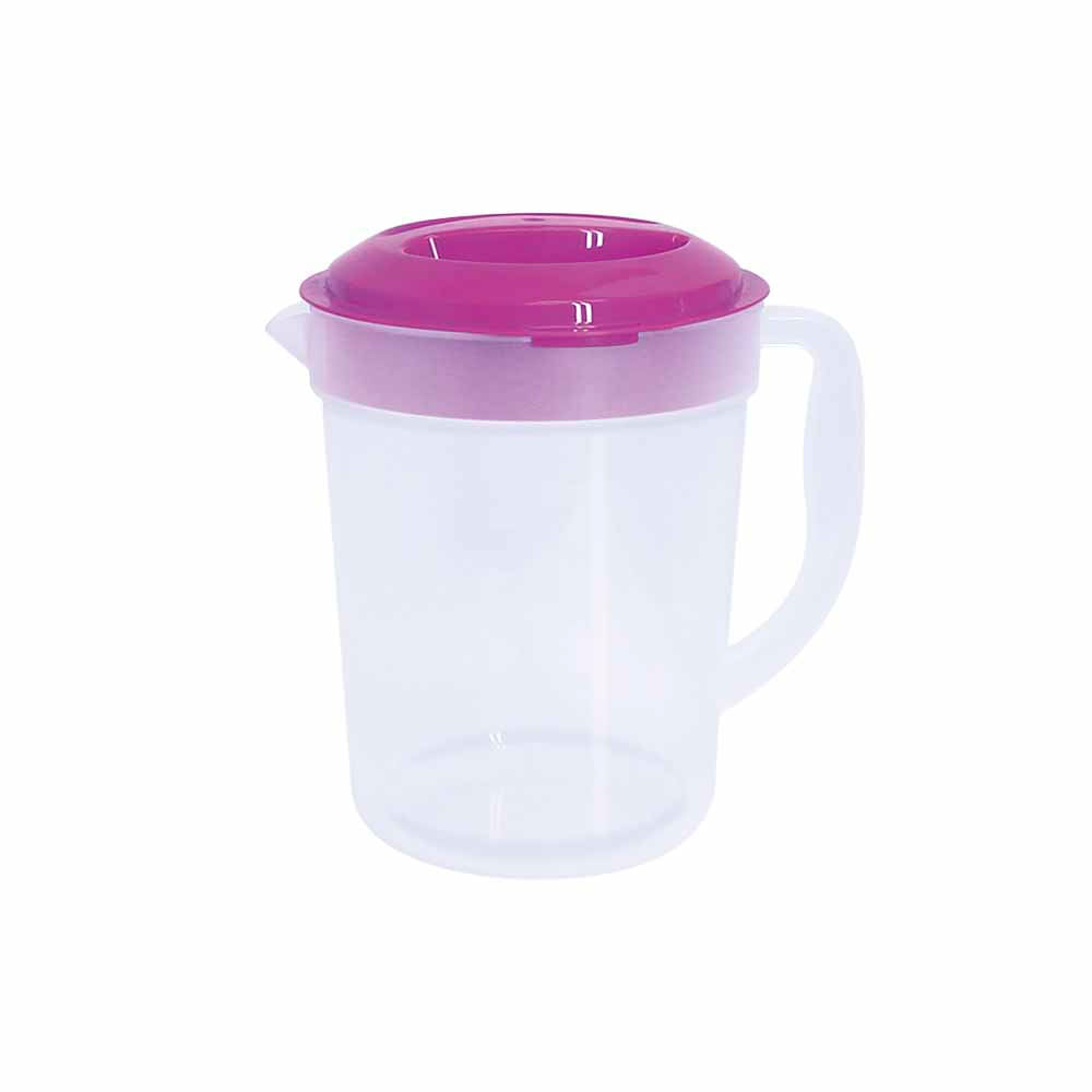 Jarra 3.50 L Transparente Con Tapa Color Surtido