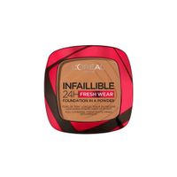 Polvos Compactos Infallible 24H Fresh Wear Tono Hazelnut 9g L'Oréal Paris Maquillaje