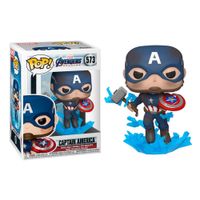 Funko Pop Avengers Endgame - Captain America with Broken Shield and Mjolnir - Capitán América