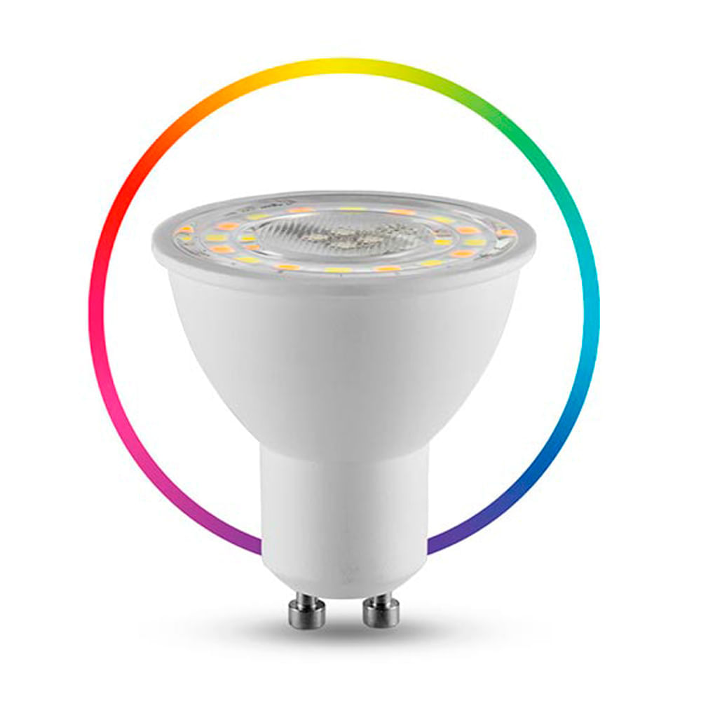 Foco smart led GU10 5W Multicolor