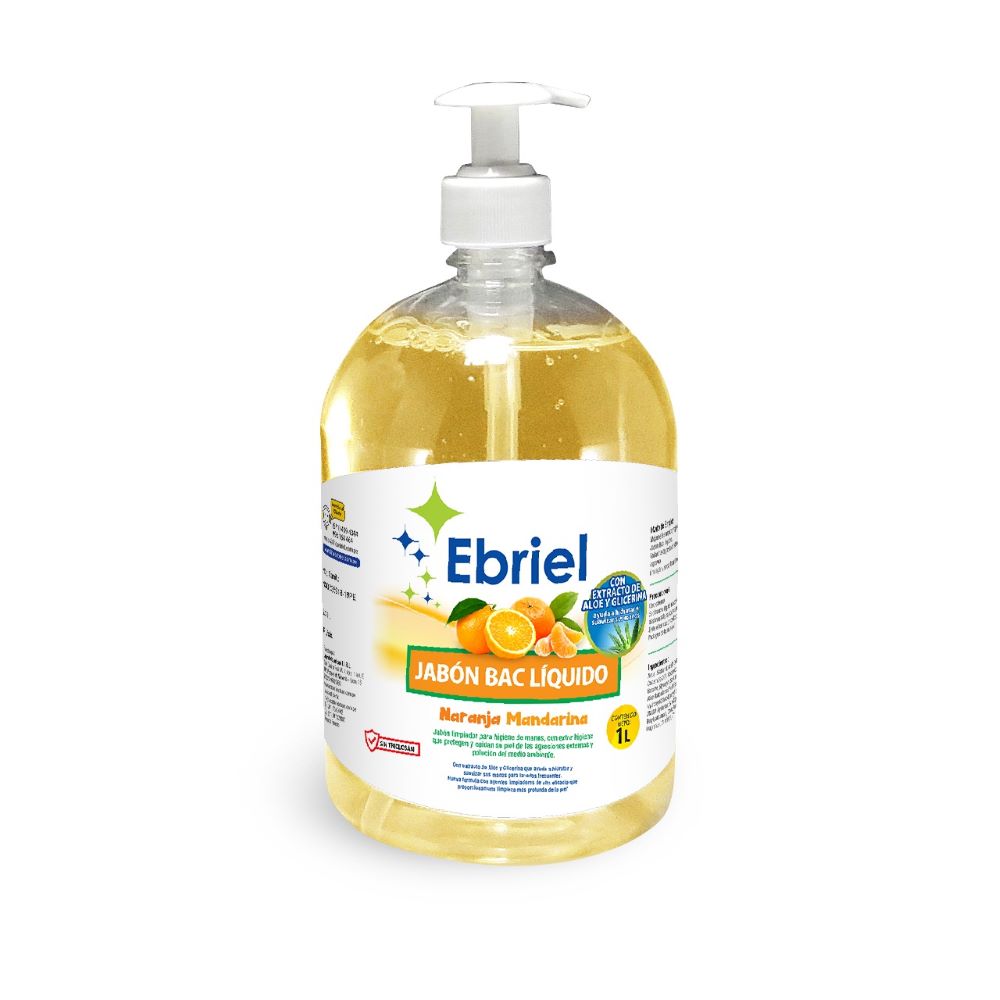 Jabón líquido Naranja frasco 1 litro