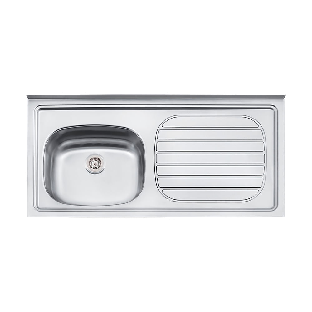 Lavadero sobreponer inox. 100x50cm