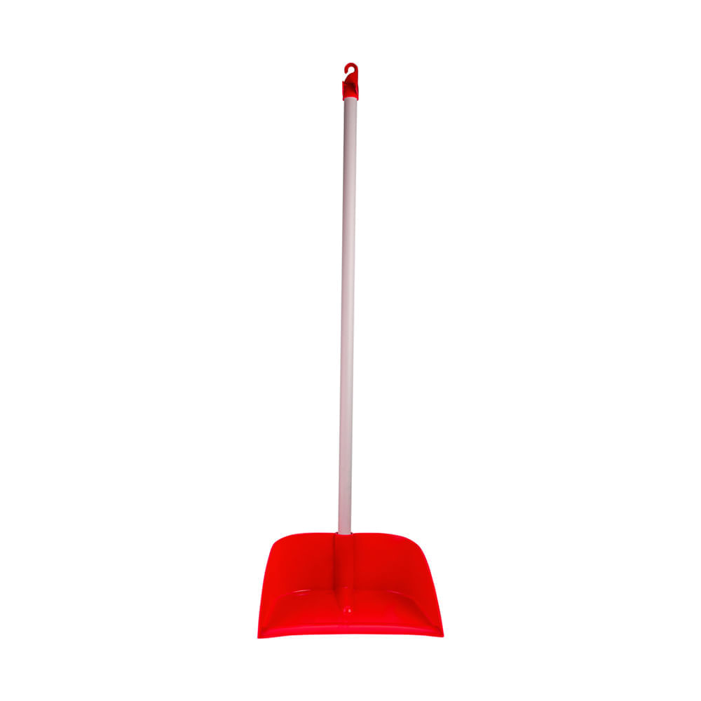Recogedor de basura rojo