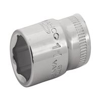 Dado 1/4"" hexagonal 8mm