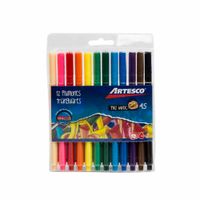 Plumones Delgados MAX45 Estuche 12un